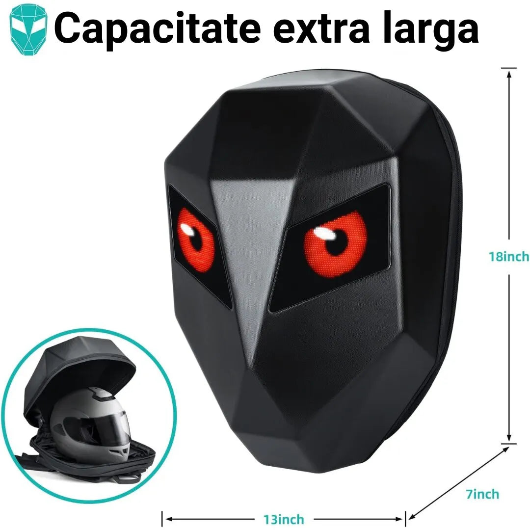 Rucsac Moto cu Ecran LED Personalizat și Multiple Moduri de Afișare - imagine 6