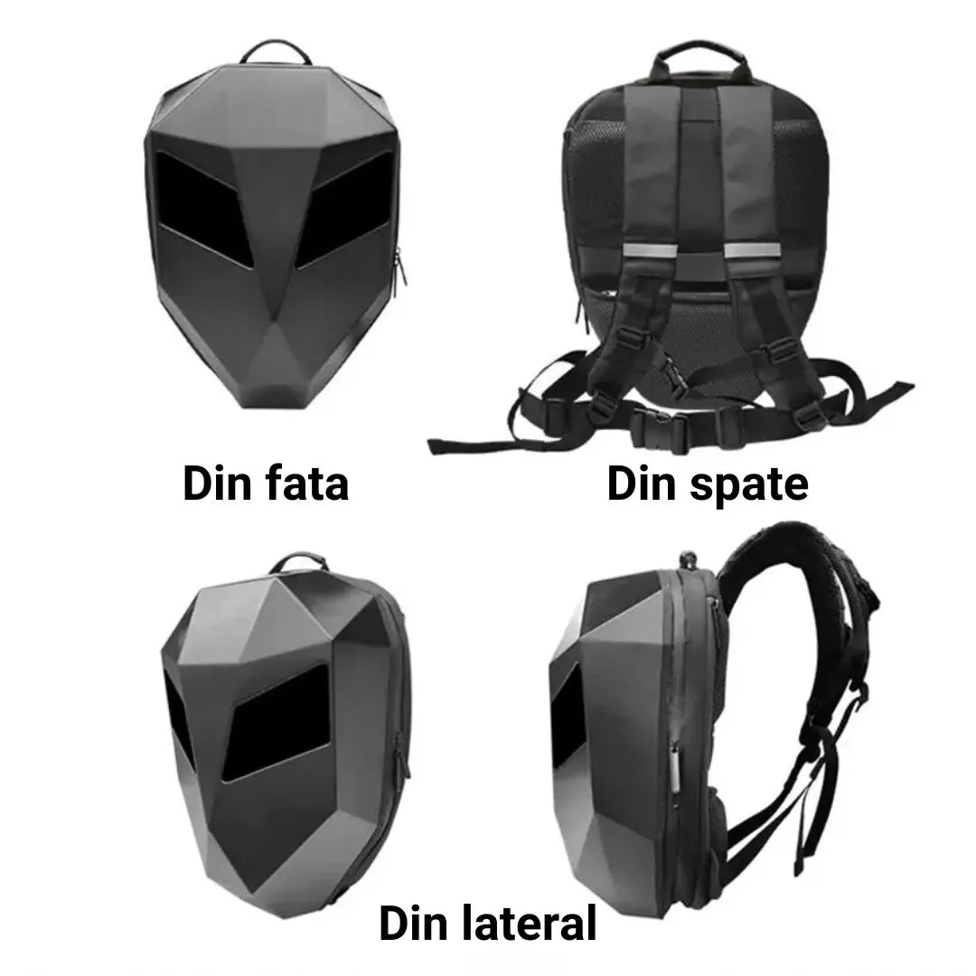 Rucsac Moto cu Ecran LED Personalizat și Multiple Moduri de Afișare - imagine 9