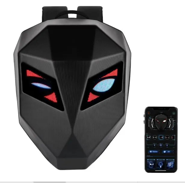 Rucsac Moto cu Ecran LED Personalizat și Multiple Moduri de Afișare
