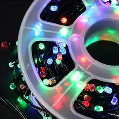 Instalație Rolă de Crăciun 100m cu 500 LED-uri Diamant – Pentru Exterior și Interior