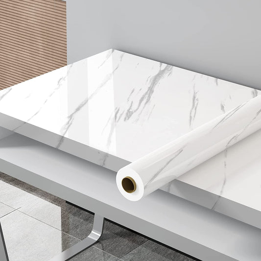 Autocolant marmura autoadeziv gri deschis pentru decor modern