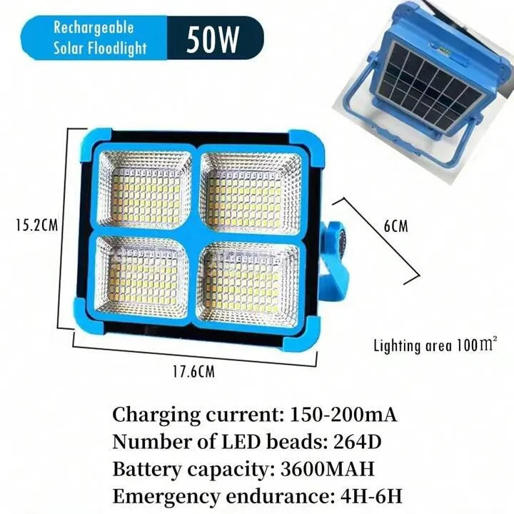 Lampă Solară LED Puternică pentru Exterior - imagine 2