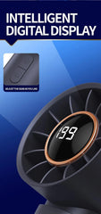 Ventilator portabil turbo fara elice cu afisaj LED si incarcare Type-C