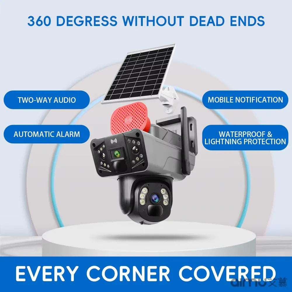 Cameră de Supraveghere 4G 8MP, Dual Lens - imagine 5
