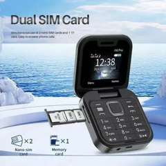 Telefon Mobil Mini cu Ecran Dublu