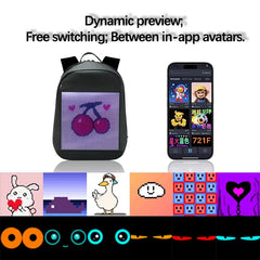 Rucsac Business cu Ecran LED Programabil pentru Călătorii și Utilizare Urbană