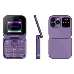 Telefon Mobil Mini cu Ecran Dublu