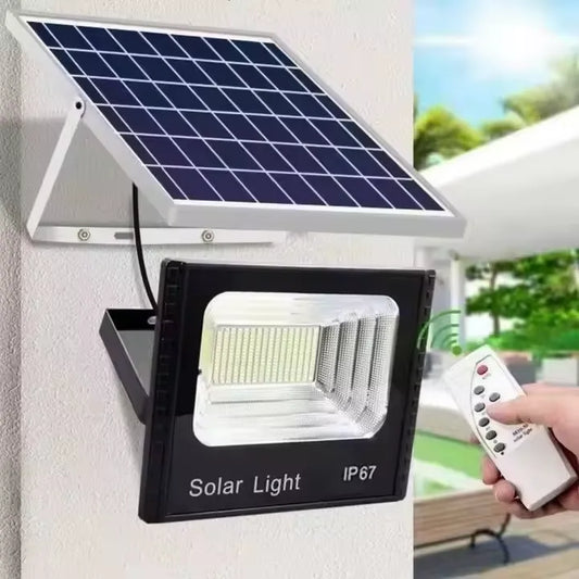 Proiector Solar LED Exterior cu Senzor – 200W / 300W / 400W, IP65