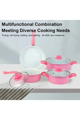 Set 13 Piese Oale și Tigăi Antiaderente cu accesorii