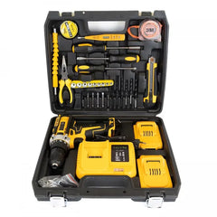 Mașină de Găurit și Înșurubat cu Percuție 48V, 500W – Cuplu 100Nm, 2 Acumulatori, 30 Accesorii