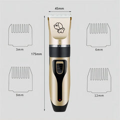 Set Mașină Profesională de Tuns Animale Fără Fir