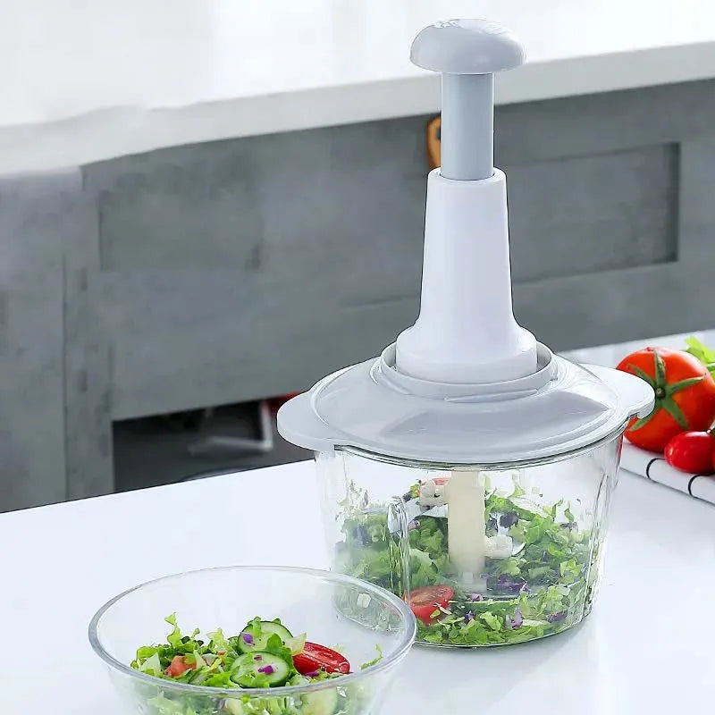 Mașină de tocat legume manuală tip presare multifuncțională - imagine 7