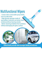 Racletă Geamuri 3 în 1 cu Pulverizator