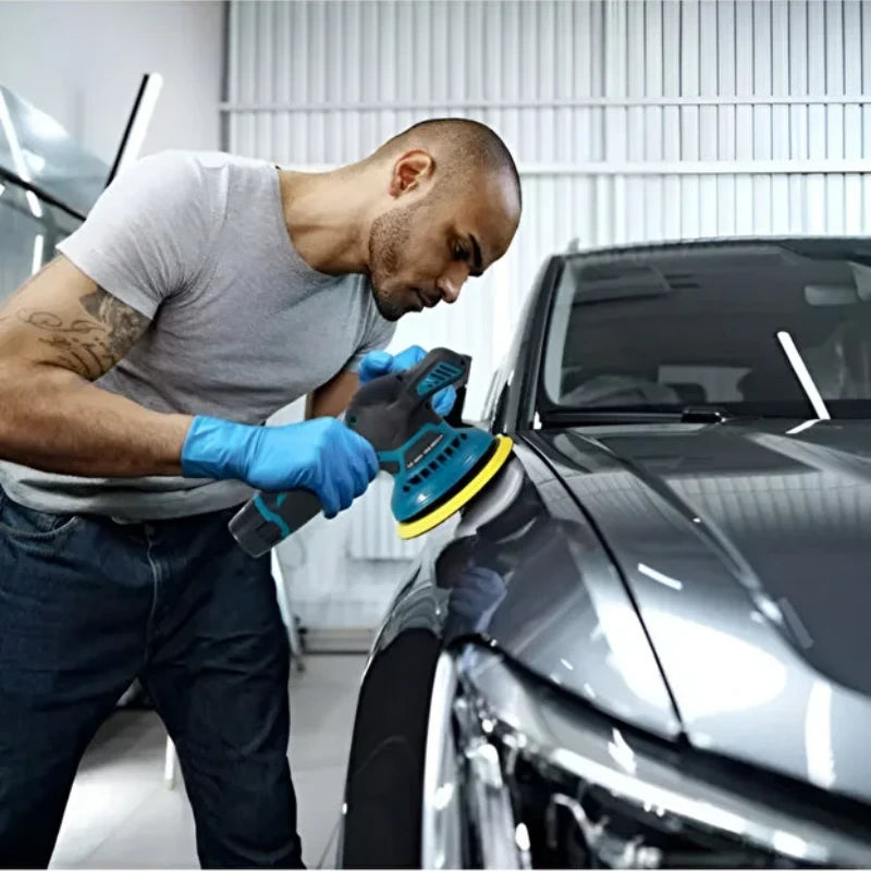 Aparat Polish Auto Fără Fir cu 2 Acumulatori 36V - imagine 6