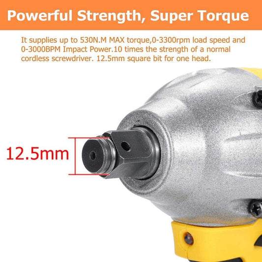 Bormasina de impact cu 2 acumulatori 48V