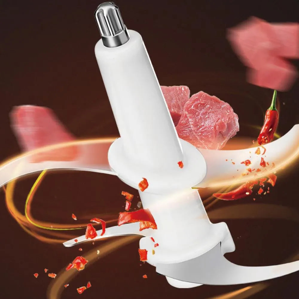 Tocător Electric Profesional RAF cu Bol Inox 5L și Lame Duble din Oțel Inoxidabil - imagine 5