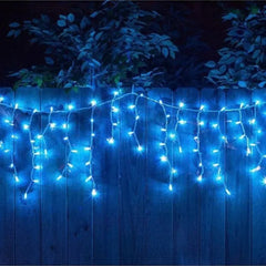 Instalatie Craciun 25 metri turturi, franjuri inegali cu 500 LED-uri