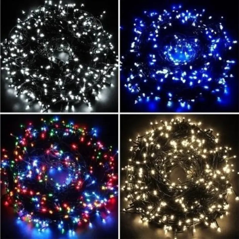 Instalație Liniară de Crăciun 100 m cu 480 LED-uri – Exterior și Interior