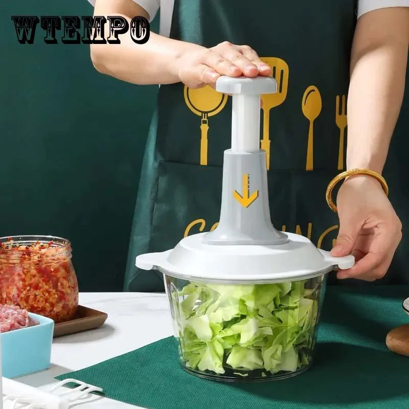 Mașină de tocat legume manuală tip presare multifuncțională - imagine 9