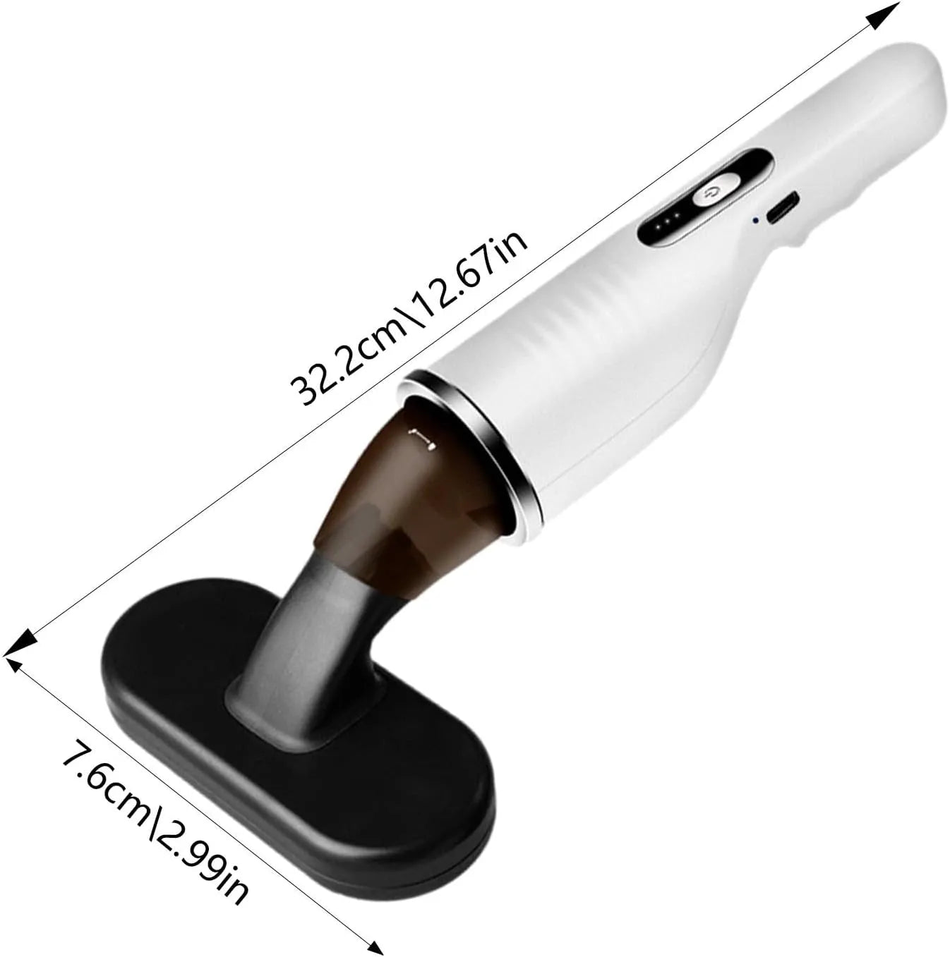 Aspirator Portabil Fără Fir cu Acumulator - imagine 2