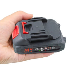 Acumulator 48V – Design ergonomic – Prevăzut cu indicator LED pentru nivelul de încărcare, oferă siguranță și eficiență.