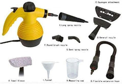 Curățător cu abur manual, galben, ideal pentru igienizarea locuinței