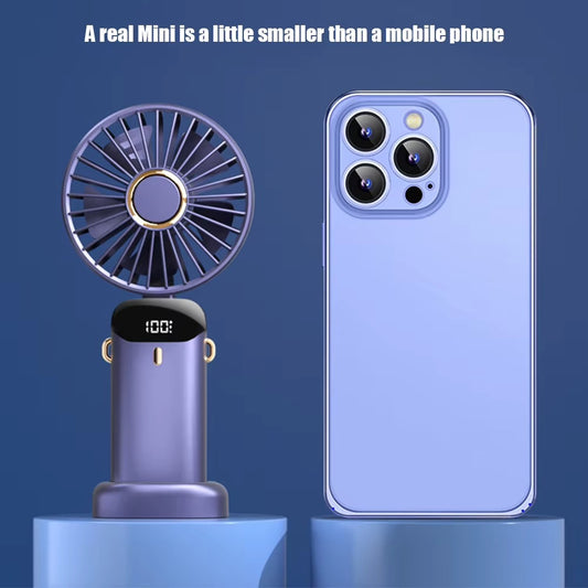 Mini Ventilator Portabil pliabil cu Display Digital