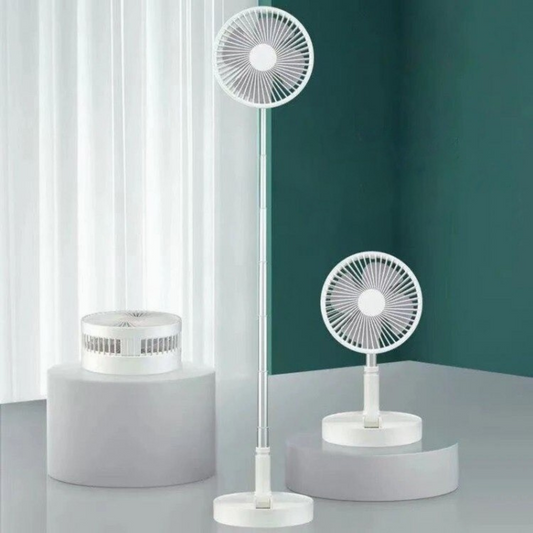 Ventilator alb pliabil, diferite înălțimi pentru utilizare flexibilă