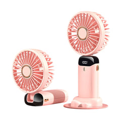 Mini ventilator portabil albastru, încărcare rapidă