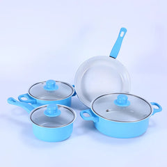 Set 13 Piese Oale și Tigăi Antiaderente cu accesorii