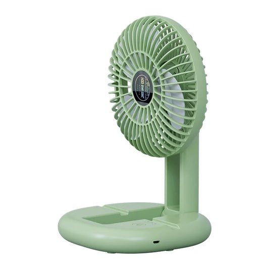 Mini Ventilator Portabil, Design Cute, Suport Telefon, Baterie Reîncărcabilă
