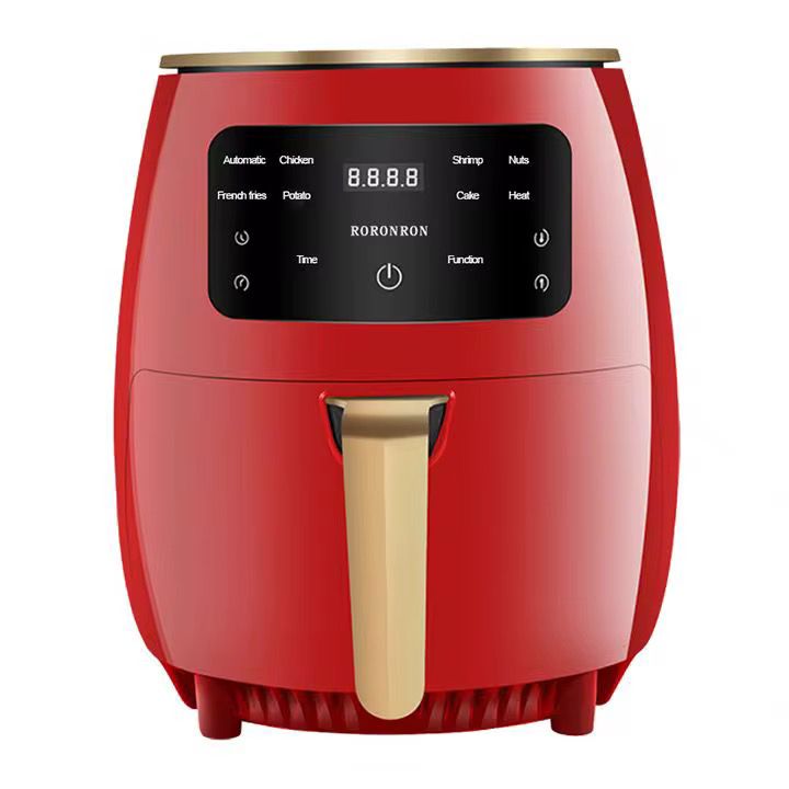 Friteuză cu Aer Cald 6L – 2400W, Touch LCD, Gătit Sănătos fără Ulei