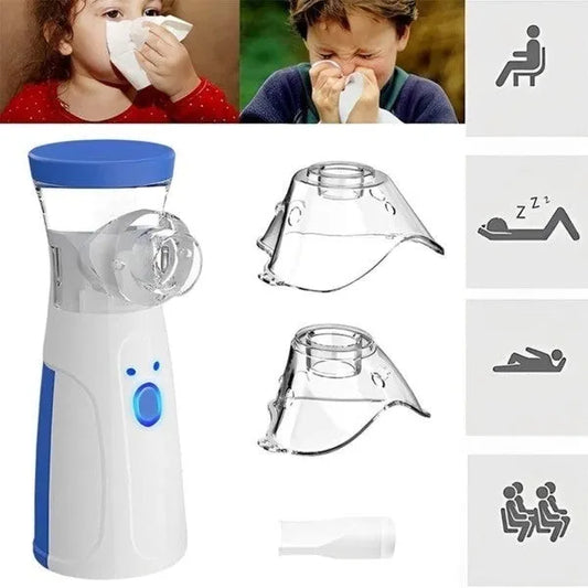 Aerosol Nebulizator Portabil cu Tehnologie Mesh - Silentios si Usor de Transportat - imagine 2