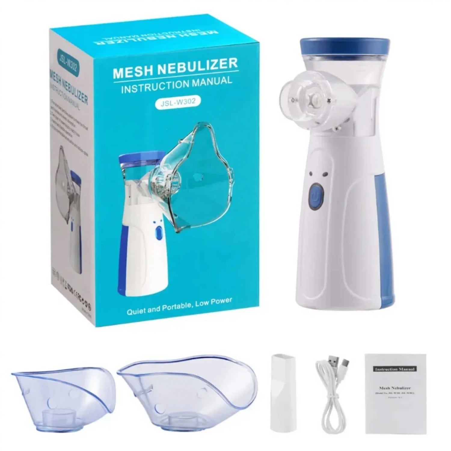Aerosol Nebulizator Portabil cu Tehnologie Mesh - Silentios si Usor de Transportat - imagine 3