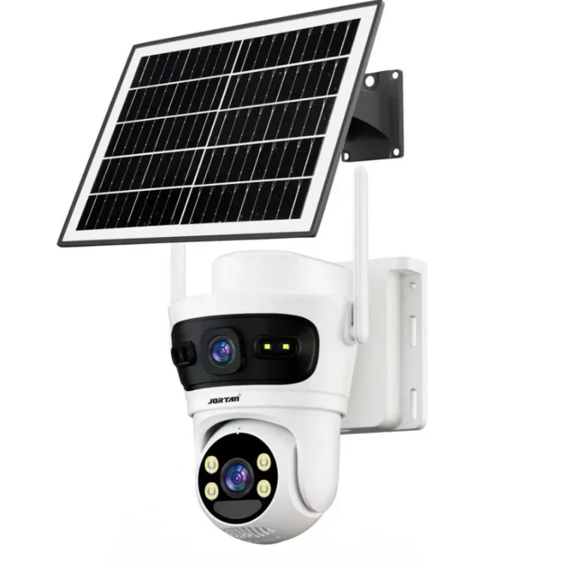 Camera de Supraveghere Jortan 4G cu Panou Solar JT-9682 si 2 Lentile