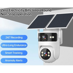 Camera de Supraveghere Jortan 4G cu Panou Solar JT-9682 si 2 Lentile - imagine 2
