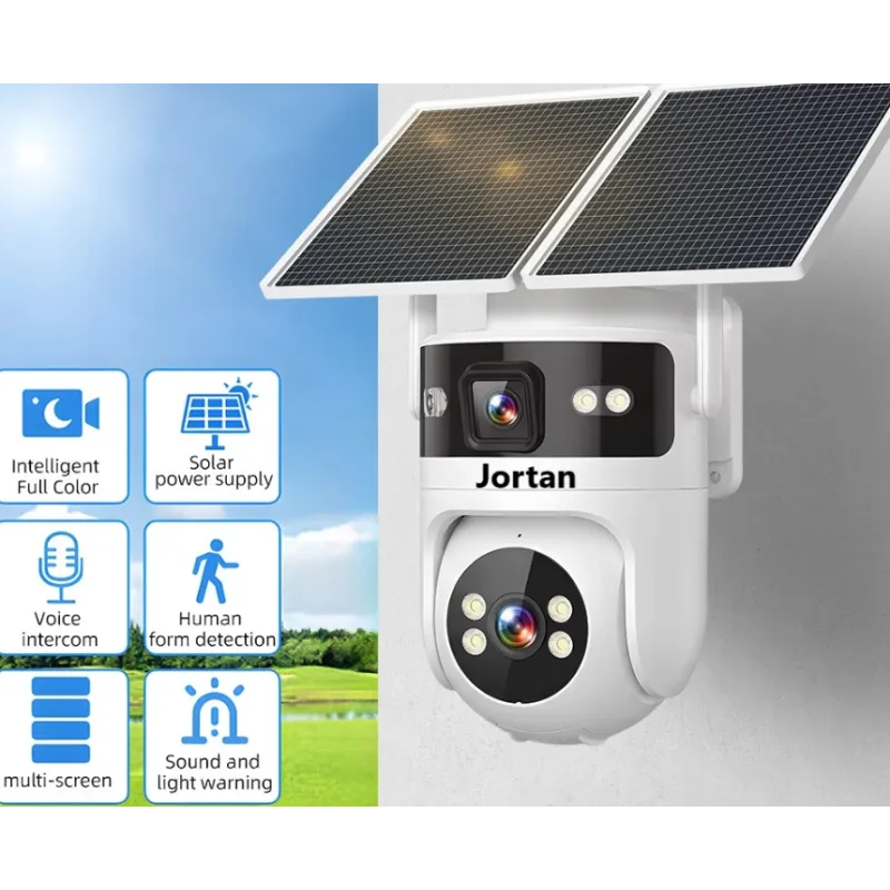 Camera de Supraveghere Jortan 4G cu Panou Solar JT-9682 si 2 Lentile - imagine 4