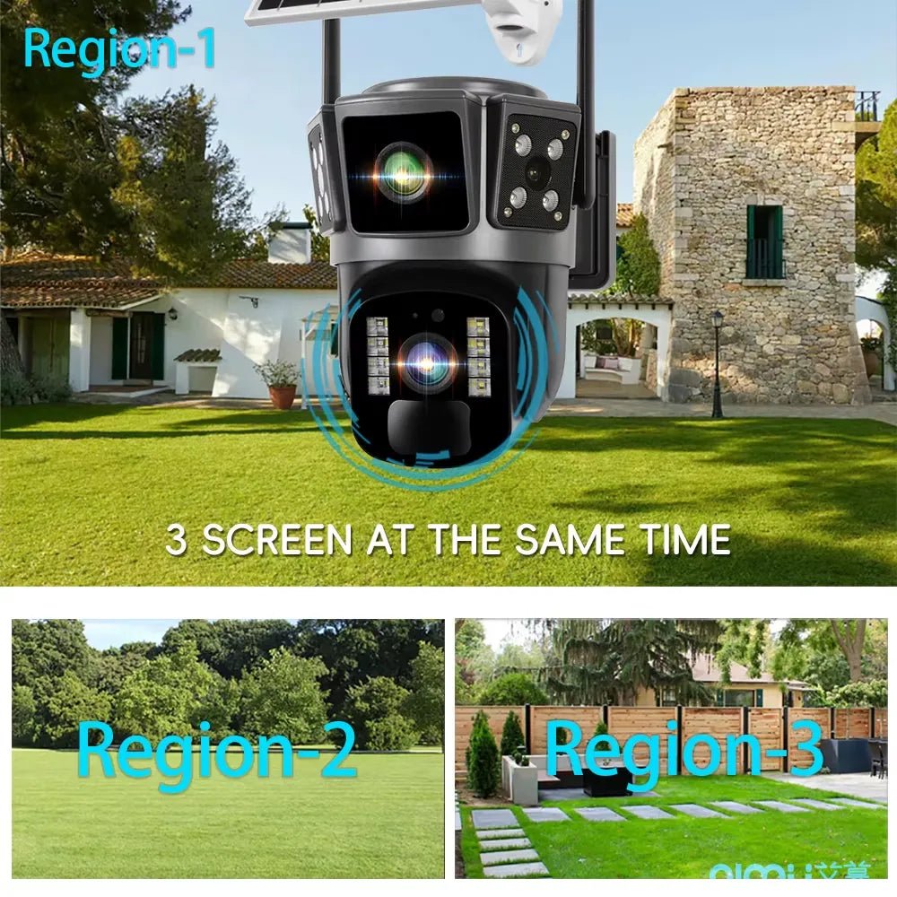 Cameră de Supraveghere Solară 6MP UltraHD – WiFi & 4G - Promagg.ro