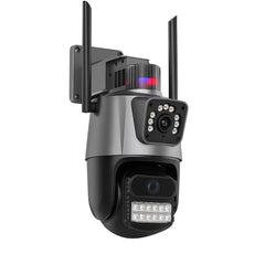 Cameră IP Dual Jortan 6MP JT-9687 PRO, 360° Panoramic, WiFi/LAN, Card microSD 32GB inclus - imagine 6