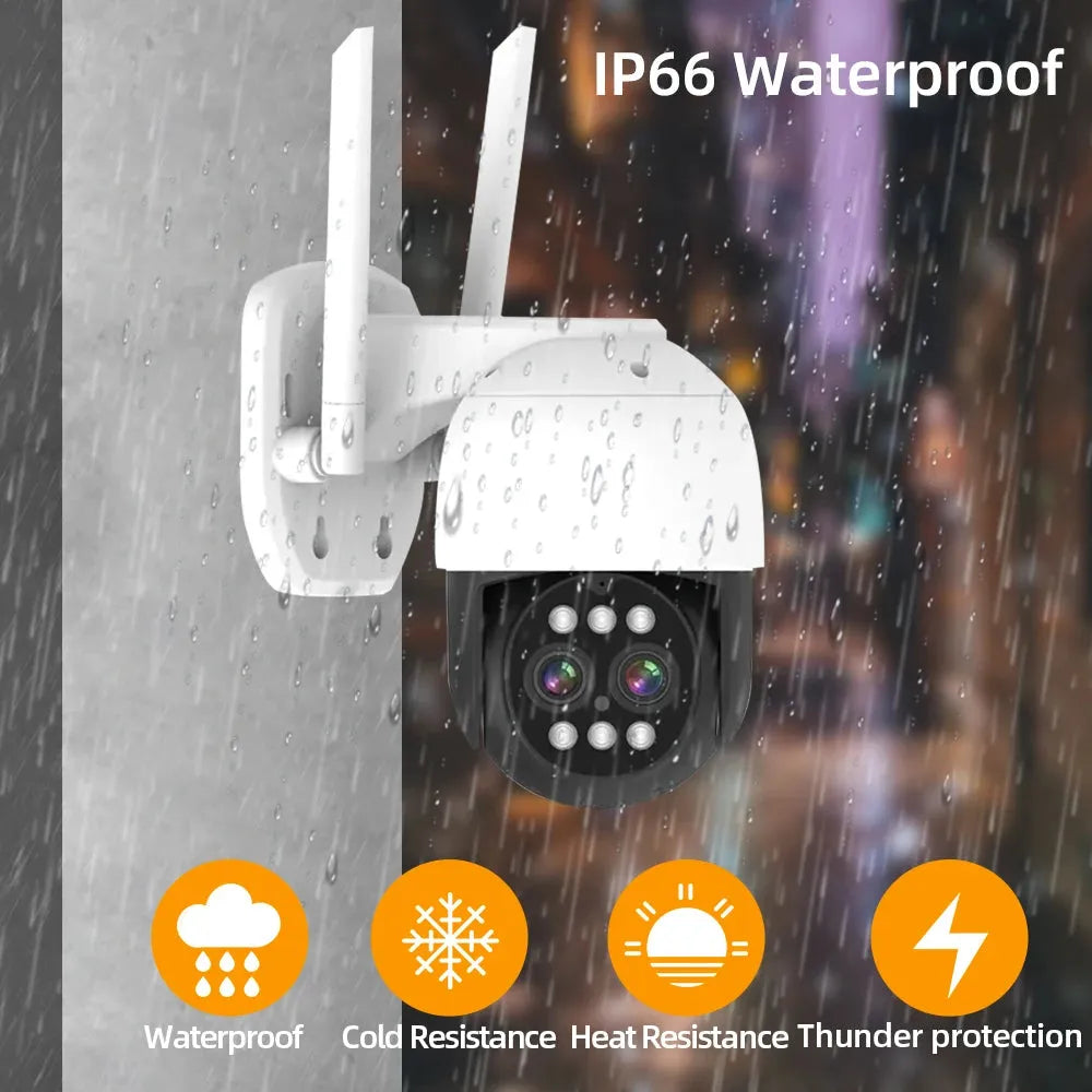 Camera IP Wireless JORTAN JT-3XM 6MP – LAN/Wireless, Rotire 355°, Card 64GB Inclus - imagine 5