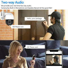 Camera IP Wireless JORTAN JT-3XM 6MP – LAN/Wireless, Rotire 355°, Card 64GB Inclus - imagine 6