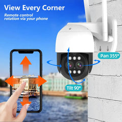 Camera IP Wireless JORTAN JT-3XM 6MP – LAN/Wireless, Rotire 355°, Card 64GB Inclus - imagine 8