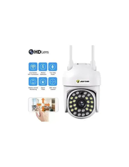 Camera de Supraveghere IP WiFi 360° Jortan JT-8161QJ, Full HD, Viziune Nocturnă, Detectare Umană - imagine 2