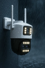 Camera de Supraveghere Tripla Jortan JT-9999 PRO, 9MP, WiFi/LAN, Night Vision, Card MicroSD 32GB - imagine 4