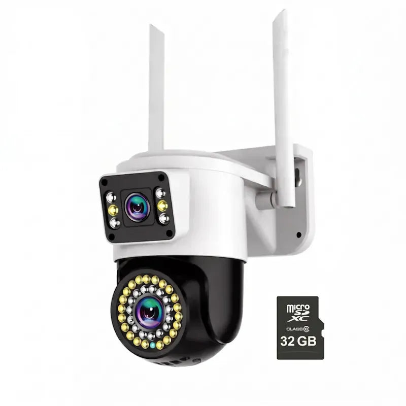 Camera Supraveghere WiFi JORTAN JT-8696QJ, 6MP, Rotire 360°, Vedere Nocturna Color