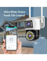 Camera Supraveghere WiFi JORTAN JT-8696QJ, 6MP, Rotire 360°, Vedere Nocturna Color - imagine 3