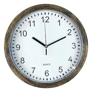 Ceas decorativ de perete cu compartiment secret, 10 inch, design clasic, multicolor, 25.4x25.4cm - imagine 3