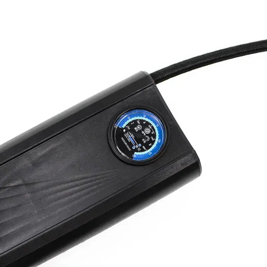 Compresor Auto Portabil Electric cu Indicator de Presiune - Pompa pentru Umflat Anvelope
