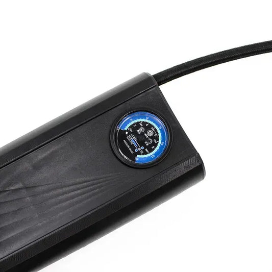 Compresor Auto Portabil Electric cu Indicator de Presiune - Pompa pentru Umflat Anvelope