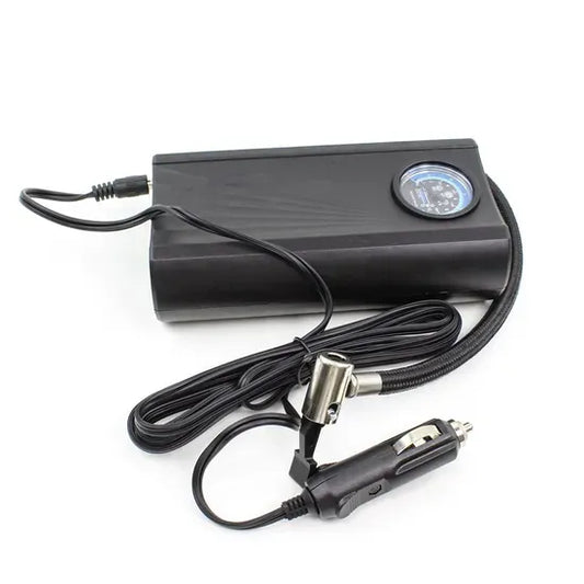 Compresor Auto Portabil Electric cu Indicator de Presiune - Pompa pentru Umflat Anvelope - imagine 2